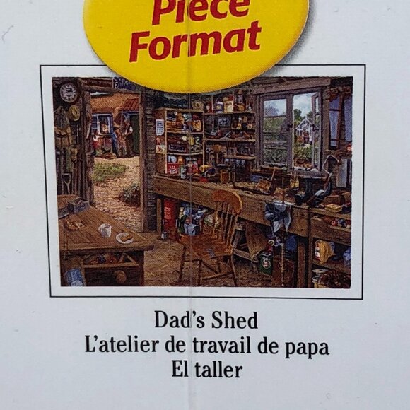 New sealed Ravensburger 500 pcs Large Format Puzzle-Dad's Shed - Picture 9 of 11